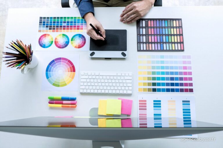 identité visuelle cohérente pour entreprise - agence abysse